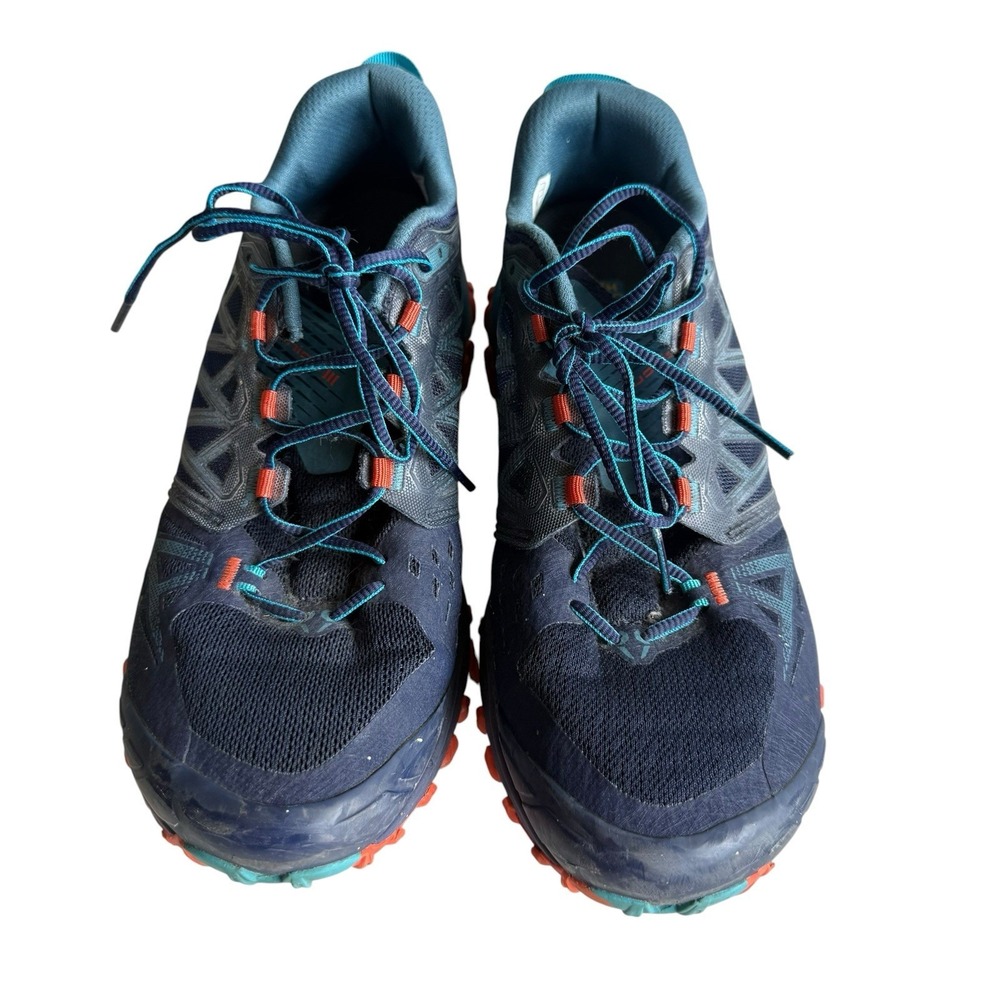 La Sportiva Bushido III Shoes Womens 8.5 Deep Sea Blue Cherry Trail Running - Picture 6 of 9